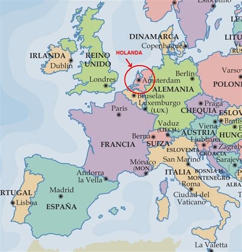 Holanda Mapa Europa | My blog