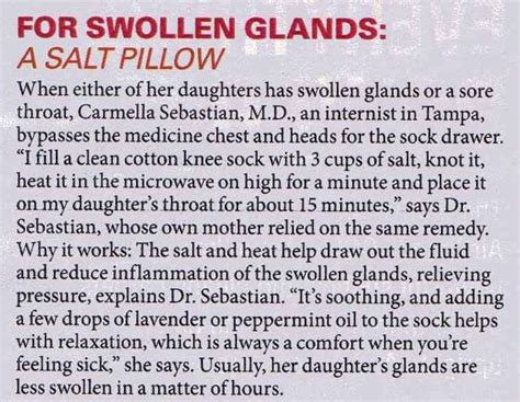 Home remedies swollen glands