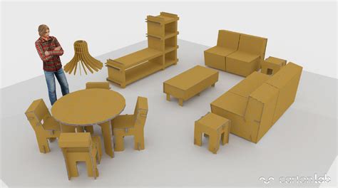 Home Staging. Muebles de carton
