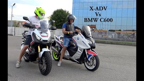 Honda X ADV 750 Vs Bmw C600   YouTube