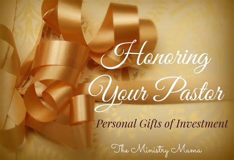 Honoring Your Pastor: Honorary Gift Idea List – The ...