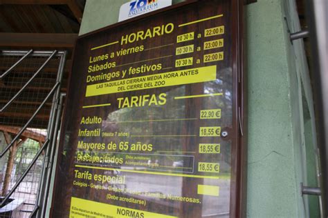 Horarios y tarifas del Zoo de Madrid   PlanesConHijos.com
