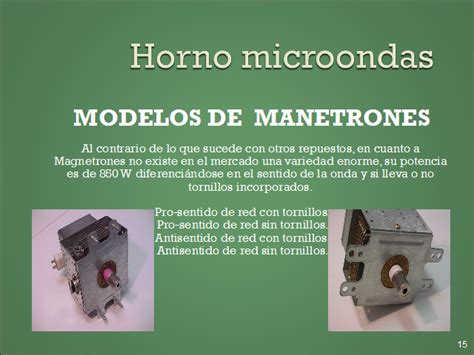 Horno microondas. Partes y testeo de componentes  página 2 ...