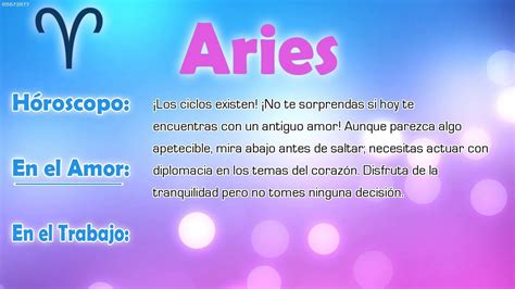 Horóscopo del día   Aries   12/08/2017   YouTube