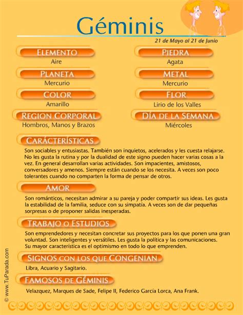 Horoscopo Geminis Personalidad Caracteristicas | horoscopo ...