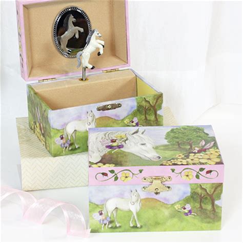 Horse and Fairies Jewelry Box for girls