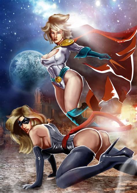 Hot DC & Marvel Women | Ms Marvel and Power Girl by collin ...