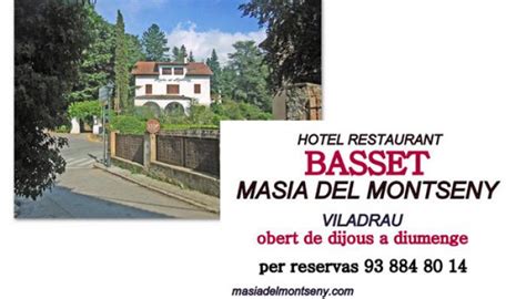 Hotel Masia del Montseny   Basset restaurant ...