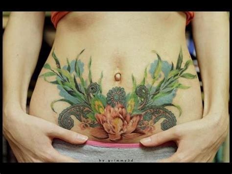 Hottest Belly Tattoos!   YouTube
