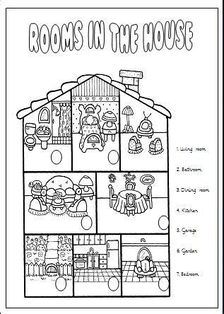 House Rooms Clipart Black And White   ClipartXtras