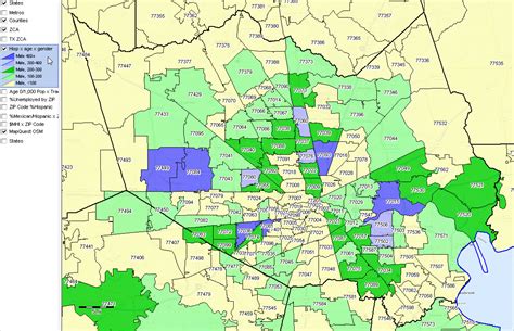 Houston Map Area Codes