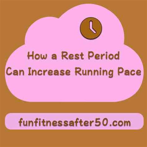 How a Rest Period Can Increase Running Pace