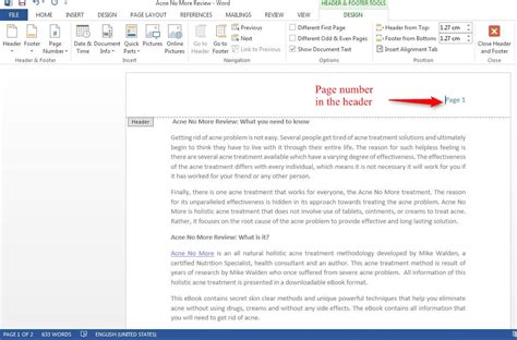 How Do I Insert Page Numbers In Excel 2013   word 2010 ...