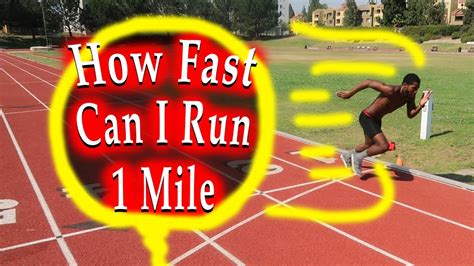 How Fast Can I Run a Mile?   Running Speed Test!   YouTube