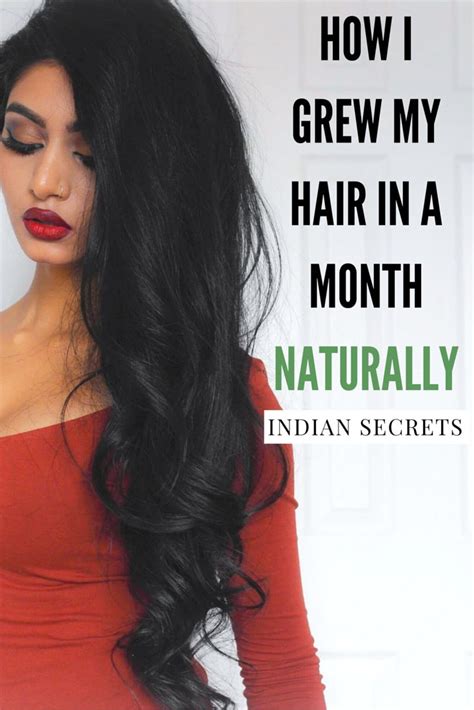 How I Grew My Hair Long & Thick NATURALLY in A Month ...