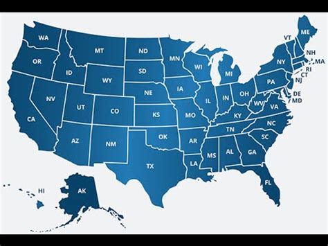 How Many States of America Can I Name?   YouTube