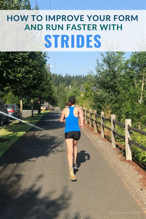 How Running Strides Can Improve Your Form and Speed