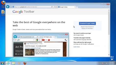 How to Add Google Toolbar to Internet Explorer Browser ...