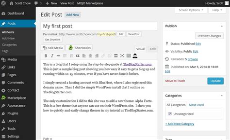 How to Add Links to Your WordPress Blog · The Blog Starter