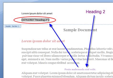 How to Add Running Headers or Footers to a MS Word ...