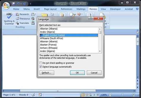 How to change the default language in Microsoft Word   QueHow