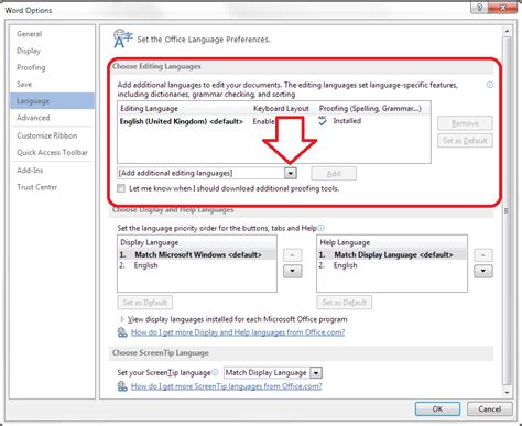 How to change your editing language in Word 2013, Word ...