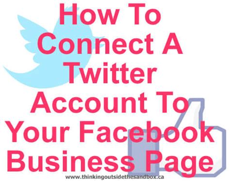 How to Connect Twitter Account to Facebook Business Page ...