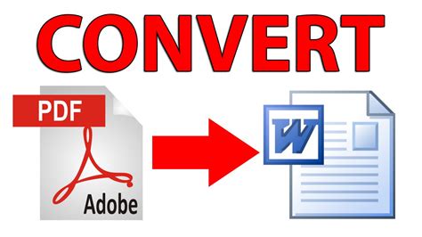 How to convert PDF file to .doc / .docx  Word  file ...
