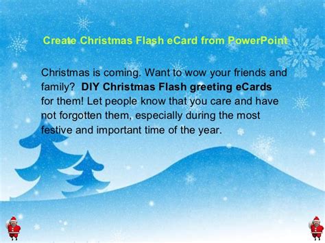 How to Create Christmas Flash eCard from PowerPoint