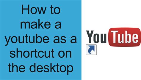 how to create website shortcut to desktop  youtube ...