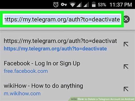 How to Delete a Telegram Account on Android: 8 Steps