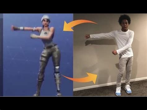 HOW TO DO FORTNITE DANCES   REAL LIFE CHALLENGE !!   YouTube