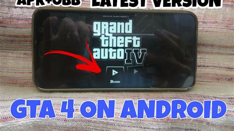 HOW TO DOWNLOAD AND INSTALL GTA 4 ON ANDROID DEVICE WITH ...