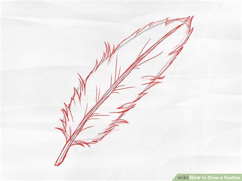 How to Draw a Feather: 8 Steps  with Pictures    wikiHow