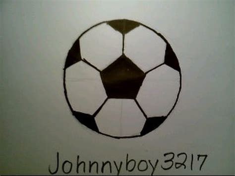 How To Draw A Soccer Ball como dibujar una pelota de ...