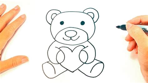 How to draw a Teddy Bear | Teddy Bear Easy Draw Tutorial ...