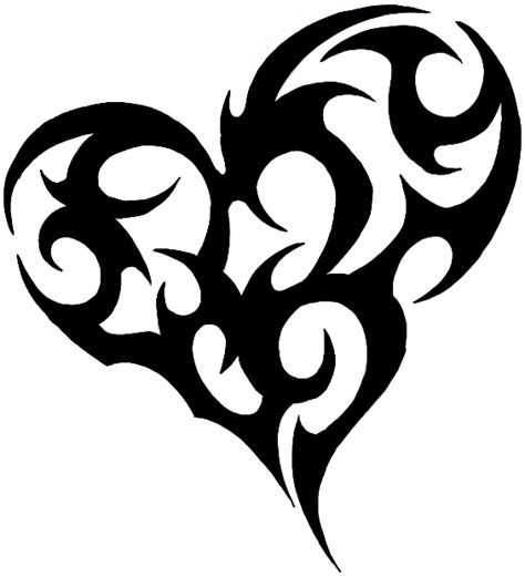 How to Draw a Tribal Heart Tattoo Design in Easy Steps ...
