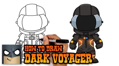 How to Draw Dark Voyager | Fortnite  Art Tutorial  | Art ...