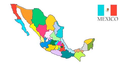 How to draw Map of Mexico // Mexico Map   YouTube