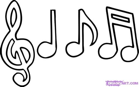 How to Draw Music Notes, Step by Step, Notes, Musical ...