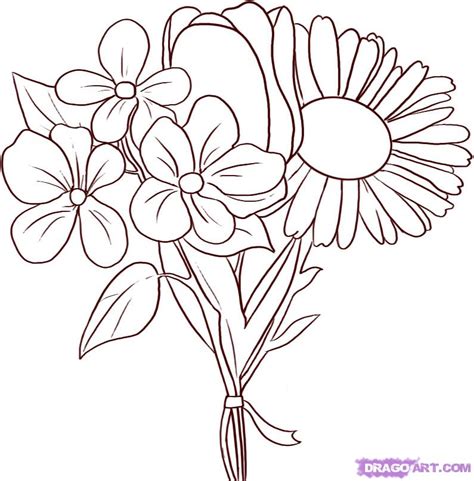 How to Draw Spring Flowers, Step by Step, Flowers, Pop ...