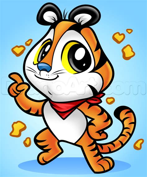 How to Draw Tony the Tiger, Step by Step, Characters, Pop ...