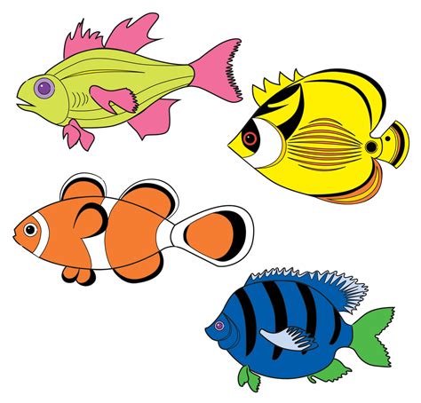 How to Draw Tropical Fishes: 7 Steps  with Pictures    wikiHow