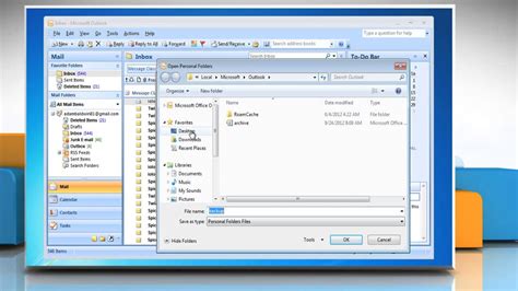 How to Export and import PST files in Outlook 2007 on ...