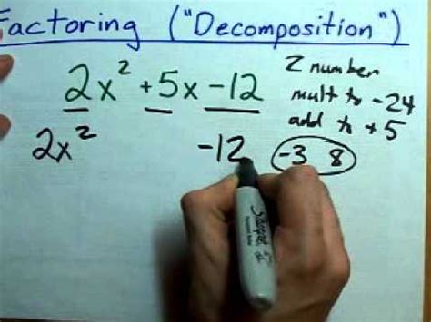 How to Factor  Decomposition    YouTube