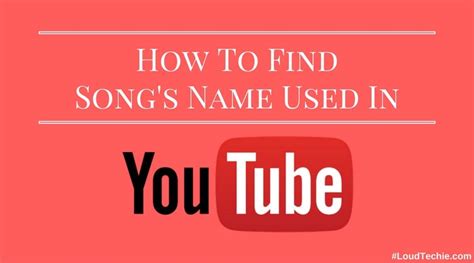 How To Find Song s Name Used In A YouTube Video
