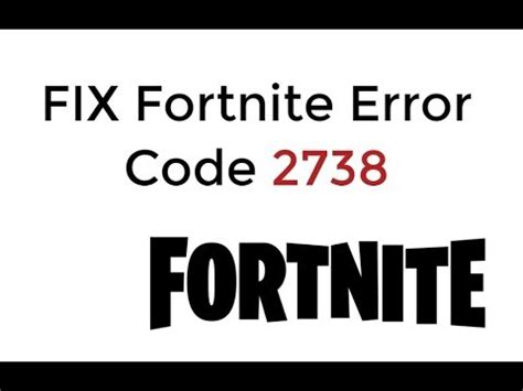 How to Fix Epic Games Launcher Installer Error Code 2738 ...