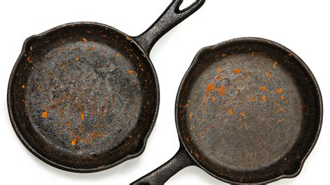 How to fix your cast iron pan after rust spots, burned ...