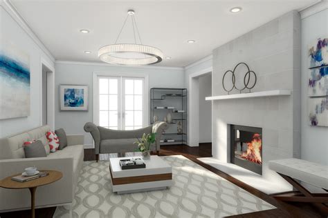 How to get a high end contemporary living room design on a ...