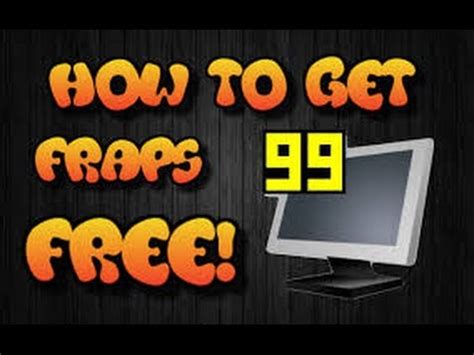 HOW TO GET FRAPS FOR FREE! Windows 7/8/10   YouTube